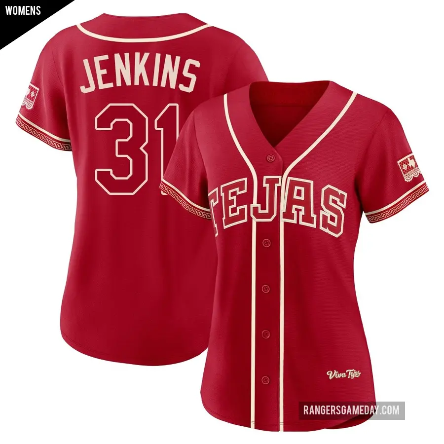 Women's Texas Rangers ＃31 Ferguson Jenkins Limited Red 2026 City Connect Stadium Jersey